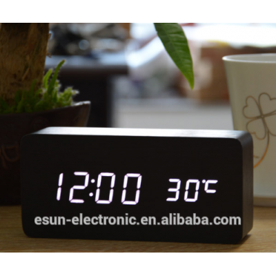 Wholesale Suppliers Cheap wood wooden clocks, Desktop table Alarm Clock ,LED clocks online shop selling clock wooden watch